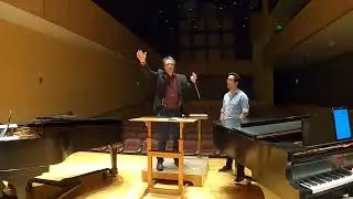 Conducting masterclass with Ennio Nicotra. SUBDIVISIONS MUST NOT IMPEDE THE FLOW OF THE PHRASE