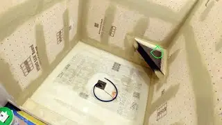 Waterproof a shower base with sheet membrane