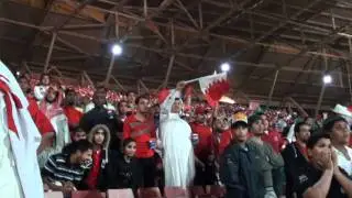 الشعب يريد خليفة بن سلمان هتافات جماهير منتخب البحرين الوطني في مبارات البحرين مع ايران باستاد البحرين  الوطني 11 11 2011