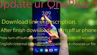 Update your OnePlus5 to android 8.1 Oreo 100%works Officially. Follow Description #oneplus5 #onelpus