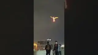 Drone Controls Giant Phoenix Kite in Night Show! 🤯