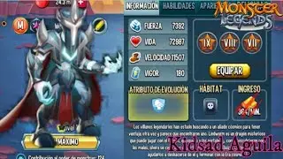 Monster Legends: FERRUS level 100 / POTENCIADOR DE DA&Ntilde;O