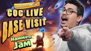 COC LIVE Town Hall 17 HAMMER JAM Guide | Clash of Clans Live Base Visiting #clashofclans #ytshorts