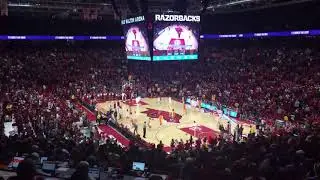 Timelapse video of Bud Walton Arena filling up for Tennessee game