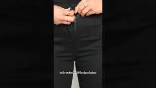 HOW TO STOP ZIPPER FROM SLIDING DOWN | FASHION HACK 😮 #fashion #hack #tips #howto