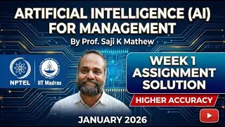 NPTEL: Artificial Intelligence for Management | Week 1 Assignment Solution | Jan 2026