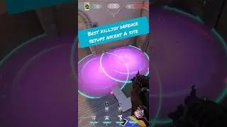Kiilljoy Ascent Defense Setup | Ascent Killjoy Swarm Grenade Setup #shorts #valorant #viralvideo