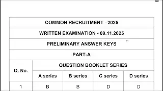 TNUSRB | POLICE 2025 | TENTATIVE ANSWER KEY | PUBLISHED | Suresh IAS Academy