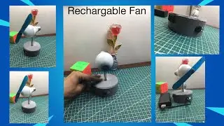 How to make reachargable fan at home PCB pip.