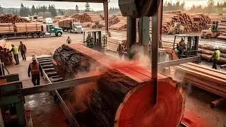 Inside One of the Oldest Wood Sawmills &mdash; How Redwood Becomes Timeless Furniture | Full Process