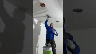 Handwork Q3 with Level 5 drywall finishing trowel  #alati #artvisum #drywall #renovation #drywall