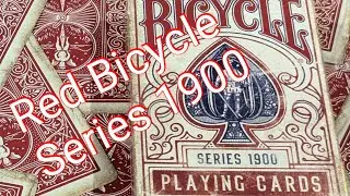 Daily deck review day 402 - Red Bicycle Series 1900 playing cards by Ellusionist