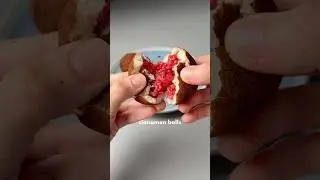 STUFFED CINNAMON BALLS 🤤#healthyrecipes