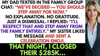 My Dad Texted: “We’ve Decided — You Should Step Away For Now.” No Explanation… Just A Dismissal.