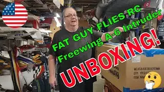 FREEWING A-6 INTRUDER -UNBOXING by Fat Guy Flies RC