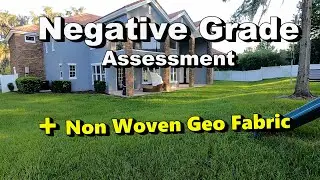 Negative Grade Assessment + Fabric Wrapped Drain in CLAY - MUST SEE
