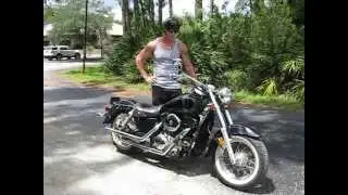 1234 97 Vulcan VN1500D black Fallen Cycles Test Ride
