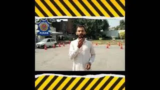 How to Drive...Driving school in Sialkot #police #roadsafety #driving #school  #license