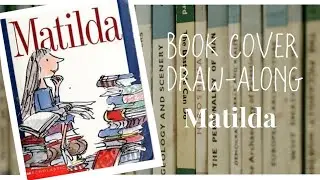 📖 BOOK COVERS: Matilda's magical book cover draw-along
