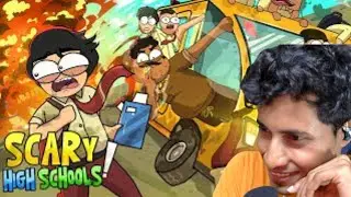 Reacting to Scary Indian High School Videos 😱 | EP 1
