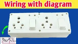 Three Pin socket with Two Switch Extension Board Wiring and Diagram | wiring connection with diagram