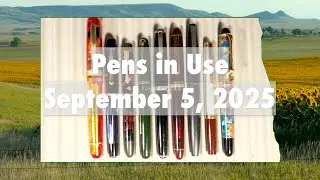 Pens in Use - September 5, 2025