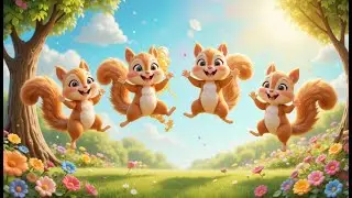 Squirrel Counting Song | Learn Numbers 1 to 10 with Playful Forest Friends &ndash; Educational Kids Songs
