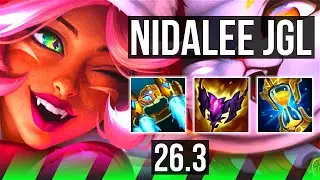 NIDALEE vs SHACO (JGL) | 52K damage | KR Diamond | 26.3