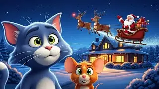 Jerry Meets Santa on Christmas Eve 🎄 | Magical Tom and Jerry Animation #cartoon #3danimation