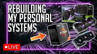 Rebuilding My Dual PC Setup! Part 2 (Streaming Editing PC)
