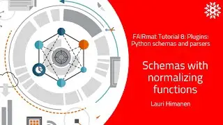 FAIRmat Tutorial 9: Schemas with normalizing functions