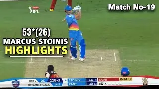 Marcus stoinis smashed 53 runs on 36 balls | CSK | Mi | RCB | DC | RR | SRH | LSG | GT | PBKS | KKR