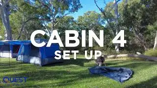 Quest Cabin 4 Tent Set Up