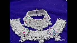 2025 New Dulhan Payal Design I Silver Anklet Design | 2025 Payal Design | Dulhan Payal  Pajeb Design