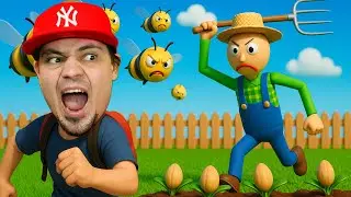🧑&zwj;🏫 Baldi gra w GROW A GARDEN *ma ładny ogr&oacute;d* | Baldi Na Modach