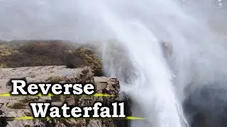 Beautiful REVERSE WATERFALL amboli, Maharashtra, Malshej Ghat, Sandhan Valley, Naneghat | Shock Wave