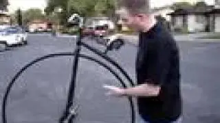 How to mount a penny farthing