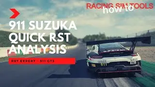 911 Specific Suzuka Track and Telemetry Analysis