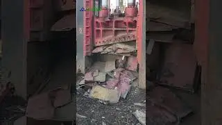 👉 Gantry Shear Machine Working Video | Scrap Metal Cutting #shear  #scrapmetal  #metalrecycling