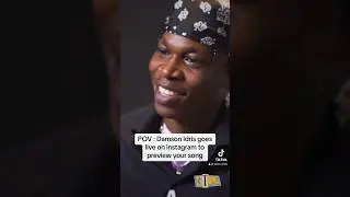 &ldquo;Damson Idris previewed my song live on instagram&rdquo; &mdash; YKB | #GTK | #youtubeshorts #trend #shorts