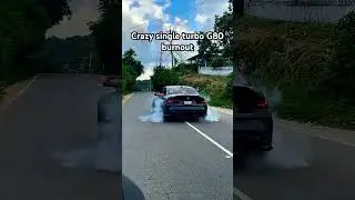 Выгорание резины на однотурбинном G80 🇯🇲