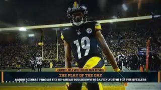 Play Of The Day: Aaron Rodgers Throws Go-Ahead Touchdown To Calvin Austin For The Steelers | 1/5/26