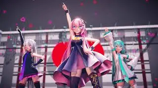 【MMD】Communication - コミュニケーション【Miku×Luka×Haku】