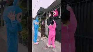 Labubu Biru Tolongin Labubu dan Zimomo