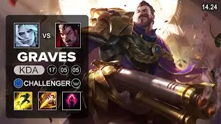 Graves vs Viego Jungle - EUW Challenger - Patch 14.24 Season 14