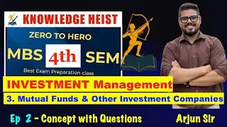 #2 Mutual Funds & Other Investment Companies┃Ep 2┃Chapter 3┃Investment Management┃MBS 4th Semester