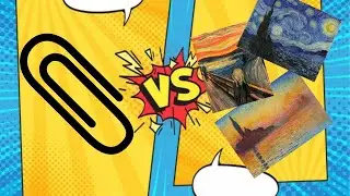 Transformăm orice &icirc;n artă - picturi celebre din agrafe