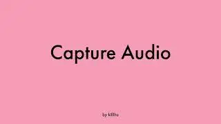 Capture Audio - MaxforLive Device for Ableton Live by Killihu