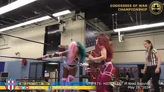VPW 175 Goddesses of War champion Tiffani Avatar vs Kamar Kouture