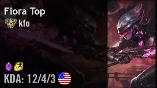 Fiora Top vs Pantheon - kfo - NA Challenger Path 6.3